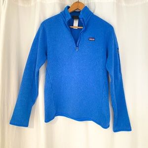 patagonia better sweater, royal blue, women’s m